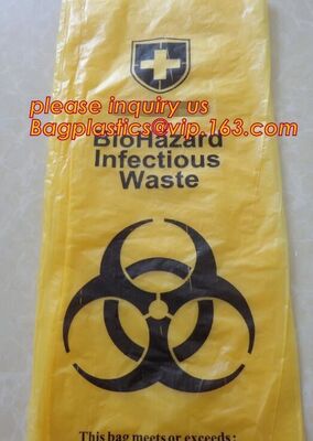 buy trash bag for infecciosas, hospital use, biohazardous refuse bag, biodegradable compostable medical biohazard bags with online manufacturer
