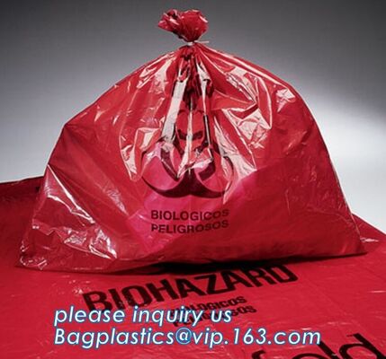 buy Autoclavable Biohazard Bags, Medical Waste Bags, Self Adhesive Sealing Tape Biohazard Waste Bags, bagplastics, bagease online manufacturer