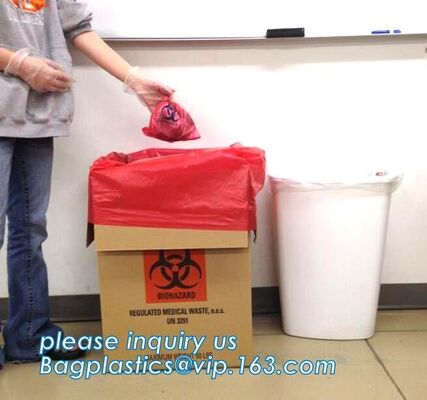 buy Medical Biodegradable Autoclavable Biohazard Bags Pocket Biohazardous Healthcare Suppliers, Lab Bags, Blood Bags online manufacturer