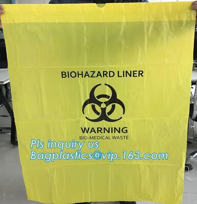 buy Super Jumbo Large Drawstring Autoclavable Biohazard Bags, Thick Polyethylene Bag, Polypropylene Bag Steam Sterilization online manufacturer