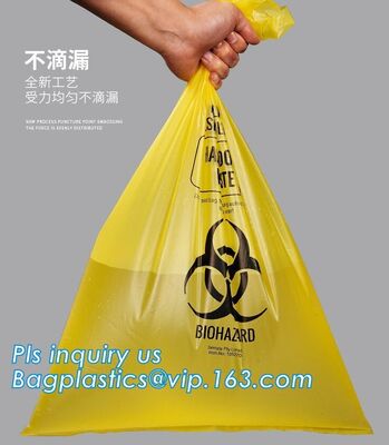 buy Specimen HDPE Medical Waste Disposal Bags Disposable Plastic Medical Biohazard Bag, Autoclavable Polypropylene Bags online manufacturer