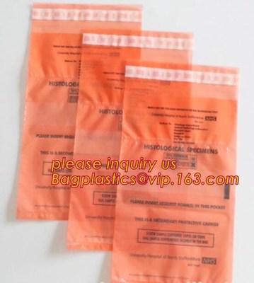 buy Lab Bags Specimen Bags zip bag, Medical Grade Laboratory Specimen Bag, Three Wall Biohazard Specimen Bag With a Document online manufacturer