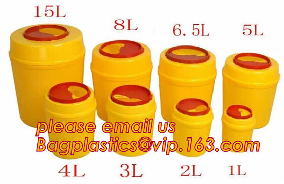 buy 3/5/8/10/15 liter square Sharp Container Sharp Box Medical sharps disposal container, Medical Materials & Accessories Pr online manufacturer
