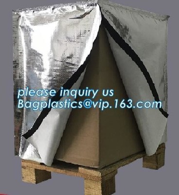 buy Reflective Bubble Foil Blanket for pallet cover, Thermal insulated pallet cover aluminum foil insulation bag container f online manufacturer