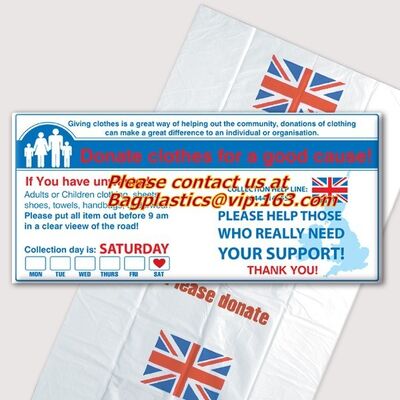 buy Heavy Duty Biodegradable china HDPE printed bag / charity bag / donation bag,Biodegaradable,Reusable,Leakproof, bagease online manufacturer