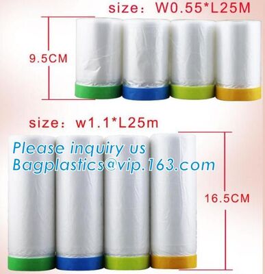 buy Tape And Drape, Pre-Taped Masking Film For Automotive Painting Covering, Assorted Masking Paper, Automotive Best Masking online manufacturer