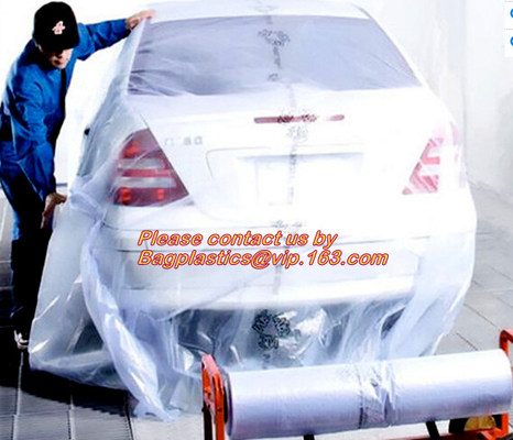 buy 5 In 1 Auto Clean Kits Hdpe Plastic Drop Sheet Plastic Sheeting Durable Polyethylene Sheeting/Film Masks Car From Paint online manufacturer