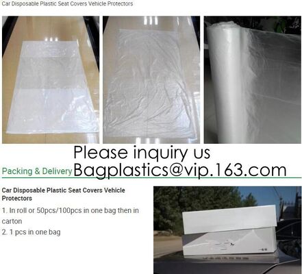 buy Car Disposable Plastic Seat Covers Vehicle Protectors, Five Set of Vehicle Maintenance Protection, Masking Dust Covers online manufacturer