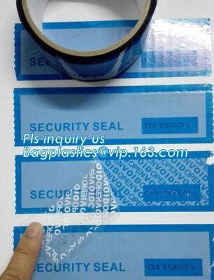 buy Tamper evident holographic label / Security Hologram VOID sticker,Antifake Logo Printing Peel Off Void Sticker, Warranty online manufacturer