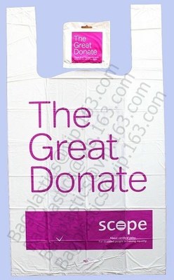 buy Compostable Donation Bags charity sacks, charity bags, charity donation Bags, jumbo vest carrier, clothe donate bags online manufacturer