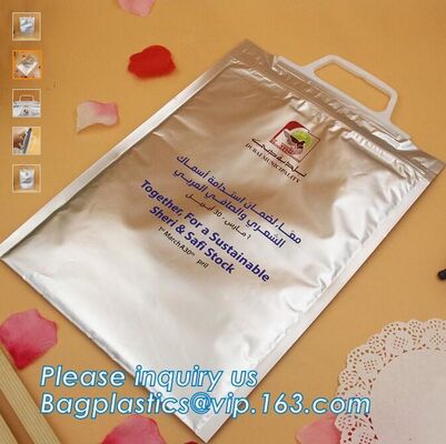 buy Reusable aluminium foil thermal insulation material cooler bag for picnic with magic tape closure,foil insulated thermal online manufacturer