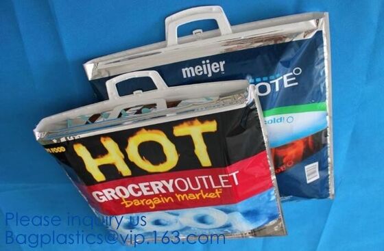 buy custom bulk waterproof large soft folding food delivery picnic lunch tote grocery cooler bag aluminum foil thermal bags online manufacturer