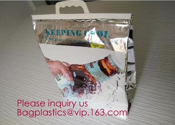 buy Aluminum Foil Food Use Disposable Cooler Bag Insulated Thermal Bag Organizer Storage Frozen Lunch Bag bagease bagplastic online manufacturer
