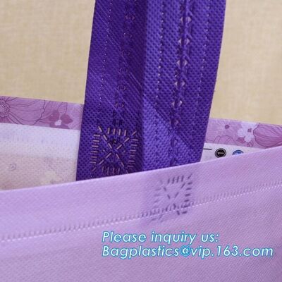 buy heat seal non woven bag d cut handle cheap garment bag, OEM ODM Service Gravure Printing Garment laminated Non Woven Bag online manufacturer