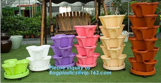 buy Stackable Stack Garden Planter Herb tomota pot Flower Pots Indoor Outdoor,Garden Home Indoor Goods Planters,Plant Flower online manufacturer