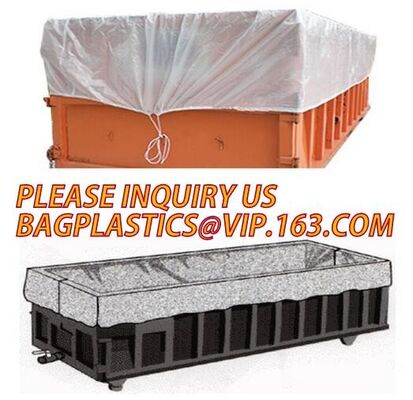 buy Large durable drawstring dumpster container liner for garbage disposable,dump truck liner |plastic bed liners for dumpst online manufacturer