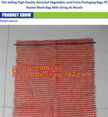 buy agricultural use PE Plastic Raschel mesh bag for packing vegetables,PP WOVEN Leno raschel mesh net bag for fruit and veg online manufacturer