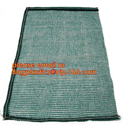 buy 75x90cm Tubular PP Raschel Mesh Bag For Tomato Vegetable And Apple Fruit Cheap Agriculture Woven Net Packing Bag With La online manufacturer