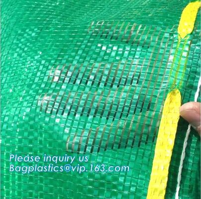 buy 21*31cm Portable PE Fruit Oyster Onion Raschel Mesh Soap Net Bag With Handle,Cheap PP/PE Knitted plastic raschel leno me online manufacturer