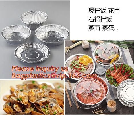 buy Round Disposable Aluminium Foil Containers for Food Packaging,catering disposable rectangular aluminum foil food contain online manufacturer