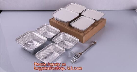 buy Airline Sealable Aluminum Foil Containers With Lids Aluminum Pans Take Out Containers 1 Lb Tin Pans - Disposable Food online manufacturer