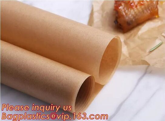buy Bleached With Unbleached Greaseproof Paper For Food Wrapping,Environmental Friendly And Green Greaseproof Food Packaging online manufacturer