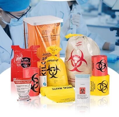 buy Biohazard Bags, LDPE Bags, HDPE Bags, LLDPE Bags, Yellow Bags, Red Bags, Blue Bags, Sacks, Biohazard Plastic Bags, Waste online manufacturer