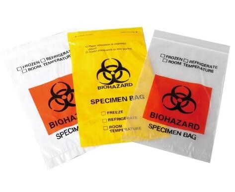 buy Zipper Locking Pouches for Specimens, Biohazard Specimen Bag, Biohazard Specimen Transport Bag, autoclavable bags online manufacturer