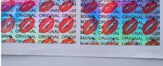 buy Laser Film Holographic Sticker Label Custom Logo Printed For Attached On Bottle Glass Jar Plastic Bag Box, bagease online manufacturer