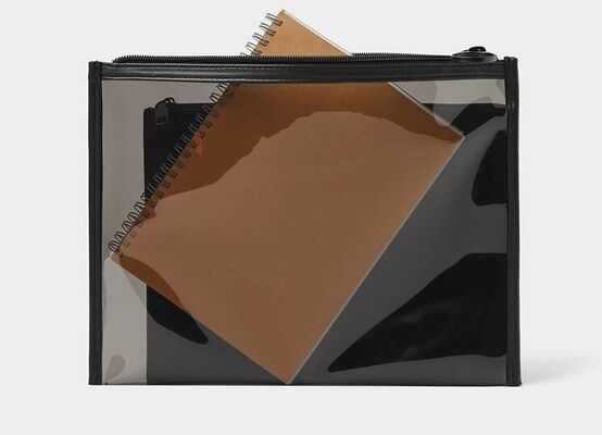 buy Zipper Pouch, PVC Waterproof Storage Bag Holder & Letter Size Zippered Envelope For School, Document, Travel, Cosmetic online manufacturer