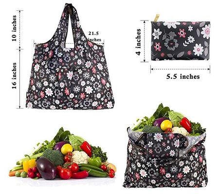 buy Vegetable Durable Heavy Duty Oxford Polyester XLARGE CAPACITY T-Shirt 201D Polyester Eco Shopping Big Tote Bag online manufacturer