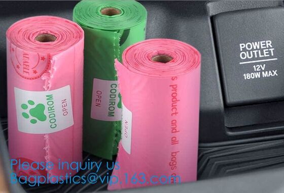 buy Factory Supplier Compostable Recyclable Clear Poly Bags Custom Logo Seal Garbage Bag,Dog Poop Bag, Doggy Bag, Pet Suppli online manufacturer