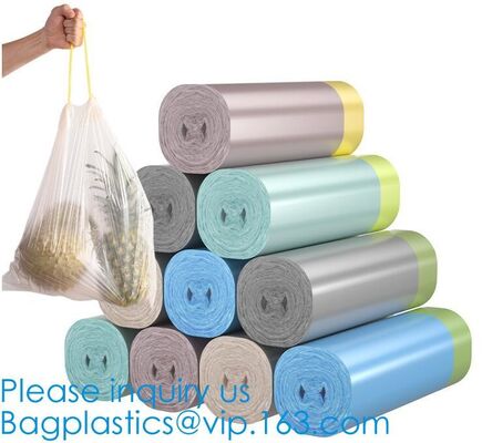 buy Sugarcane Pulp Bagasse Cassava Biodegradable Packing Freezer Food Fruit Shopping Bag, Home Compostable Garbage Bag online manufacturer