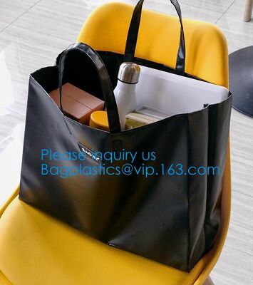 buy Vintage Tarpaulin Shoulder Bag Fashion Custom Durable Shopping Bag Tarpaulin Bag Washable Tote Dry Bag Cotton Handle online manufacturer