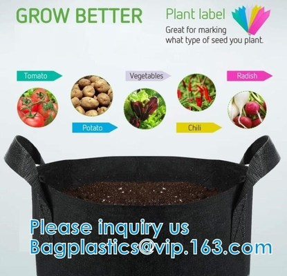buy Heavy Duty 300G Thickened Nonwoven Plant Fabric Pots Strap Handles Garden Plant Bags / 6-Packs 5 Gallon Grow Bags/Aerati online manufacturer