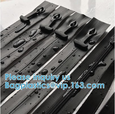 buy 8# Airtight Zipper TPU Coated Waterproof Nylon Zippers For Sealing Makeup Bag Cosmetic Pouch Toiletry Bags HF Welding online manufacturer