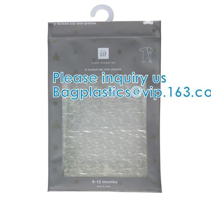 buy BiodegradableHanger Bag With Zip Lock On The Top, Frosted K Bag Hanger Bag For Clothes, EVA Frost Drawstring Bag online manufacturer