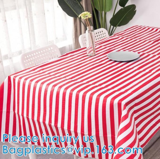 Vinyl Tablecloth PEVA Spillproof Wipeable Oilcloth Tablecloth Rectangle Heavy Duty Extra Large