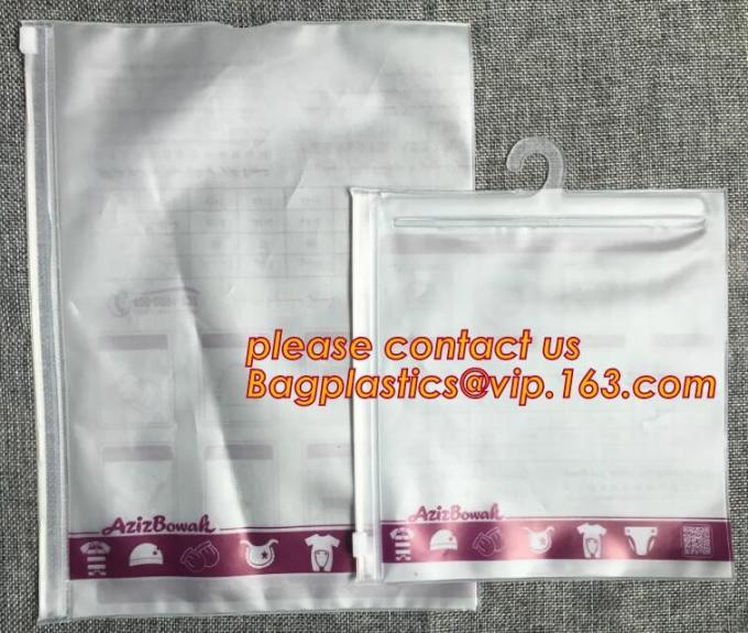 Slider zipper bags with hanger hole, Packaging Bags Hanger Hook