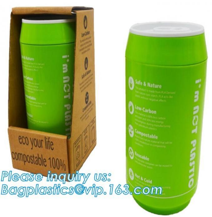 Compostable cup,PLA Biodegradable 300ml Corn Starch PLA Disposable Tea