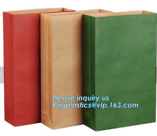 Cheap customized cute bread coffee kraft paper bag craft paper bags for gift,Food grade ...