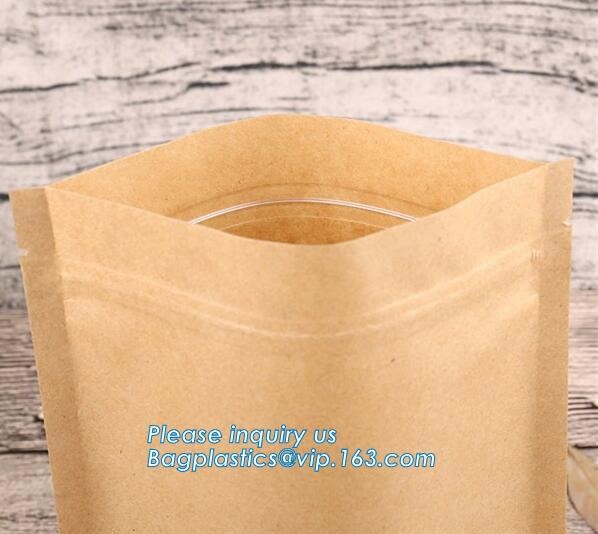 Custom Printing Recycled Brown Kraft Paper Bags,Custom Printed Factory