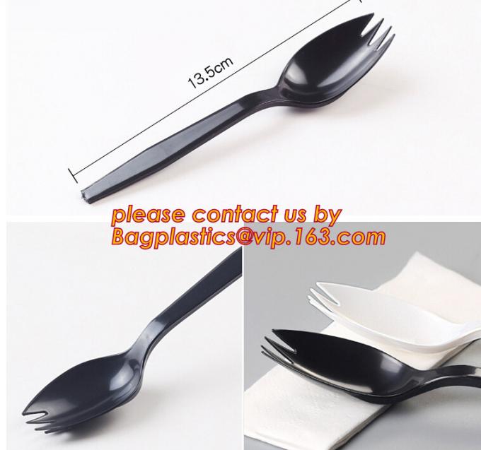 Food grade hot food takeaway cutlery set plastic disposable cutlery