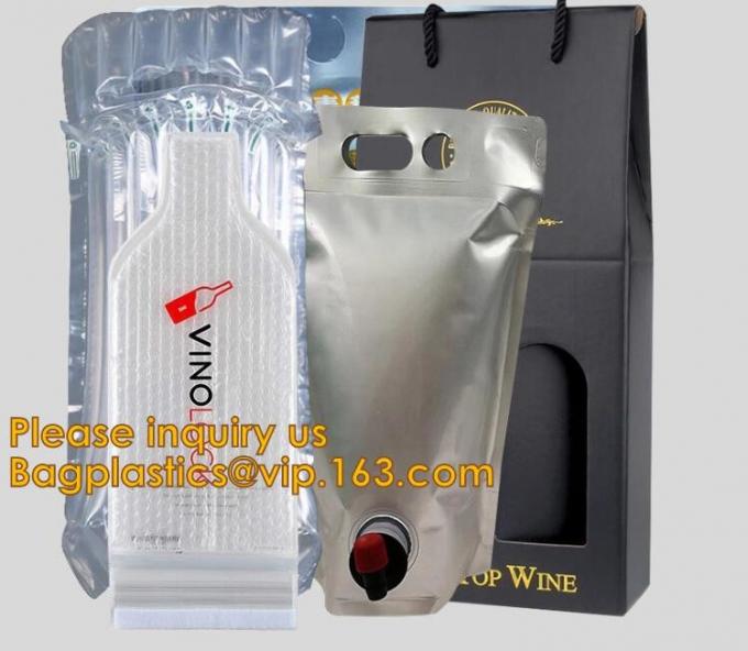 Customized 1.5L 3L 5L/Liter Reusable Refillable Empty Aluminum Foil