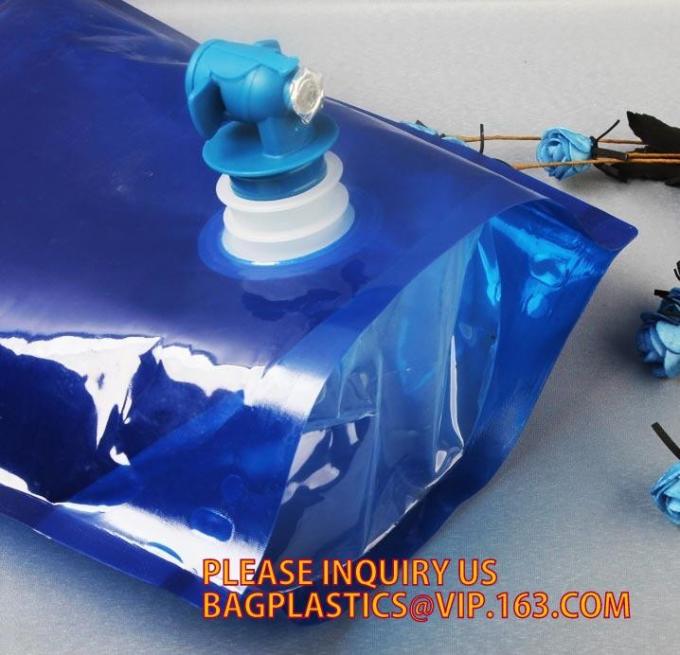 Customized 1.5L 3L 5L/Liter Reusable Refillable Empty Aluminum Foil