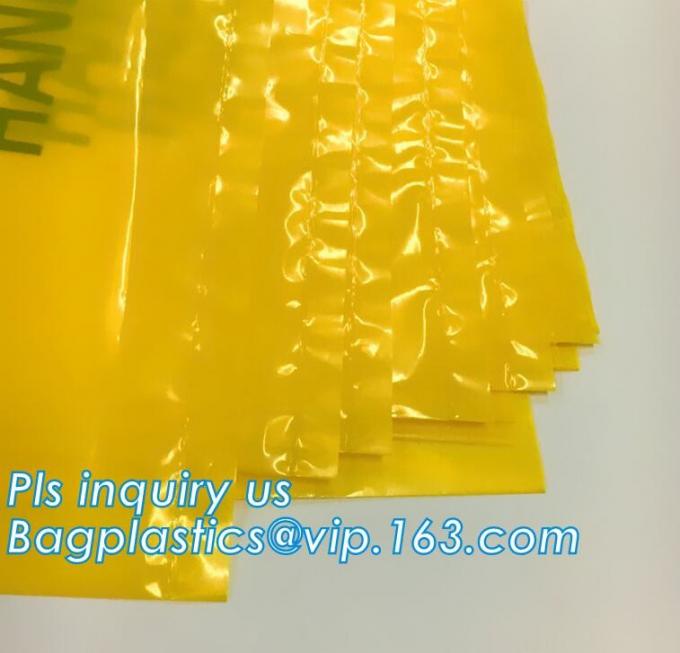 Biohazard Specimen Zip Top Bag Stock and Custom Plastic Bags