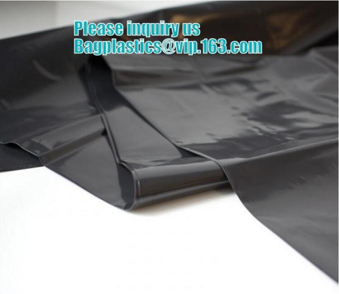 PE asbestos yard waste bags,hazard waste disposal bags,Customized danger warning printing clear