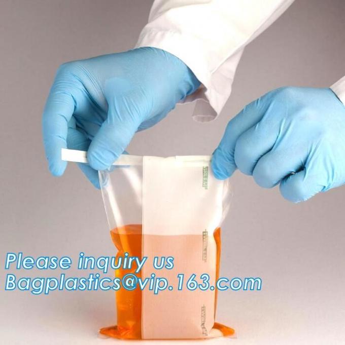 Fisherbrand™ Sterile Polyethylene Sampling Bags Capacity 120mL, Bags