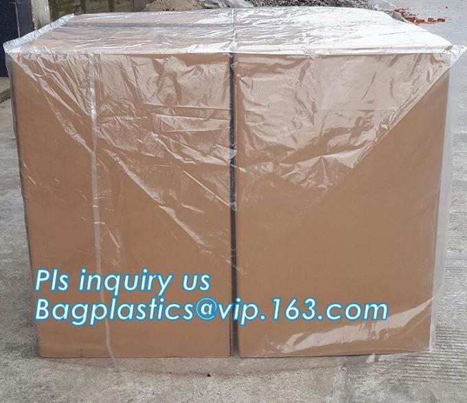 Disposable PE Plastic Pallet Covers bag on Roll, Waterproof Pallet