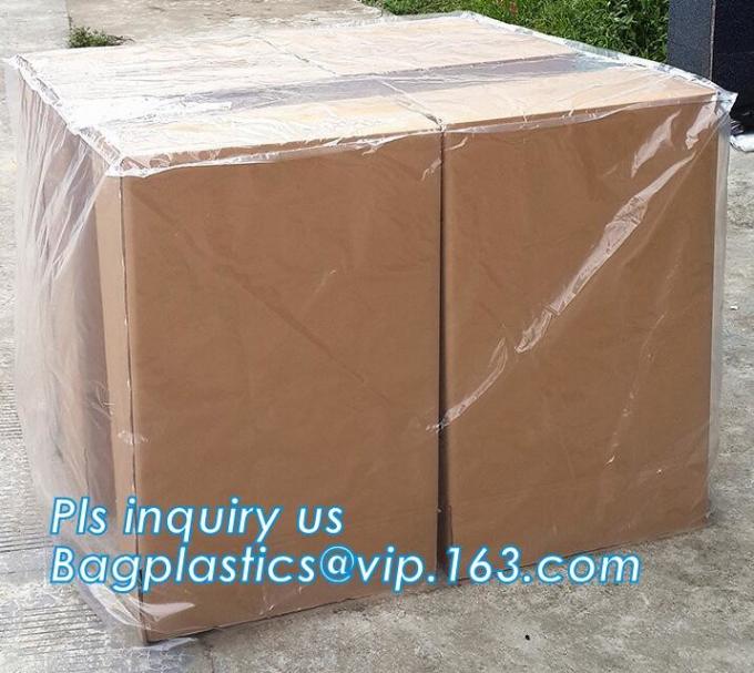 Disposable PE Plastic Pallet Covers bag on Roll, Waterproof Pallet